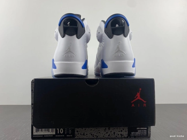 Cheap 6 (2014) Blue Jordan Retro Sport Air 384664-107 0807